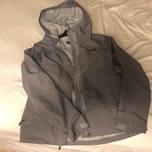 North Face rain coat